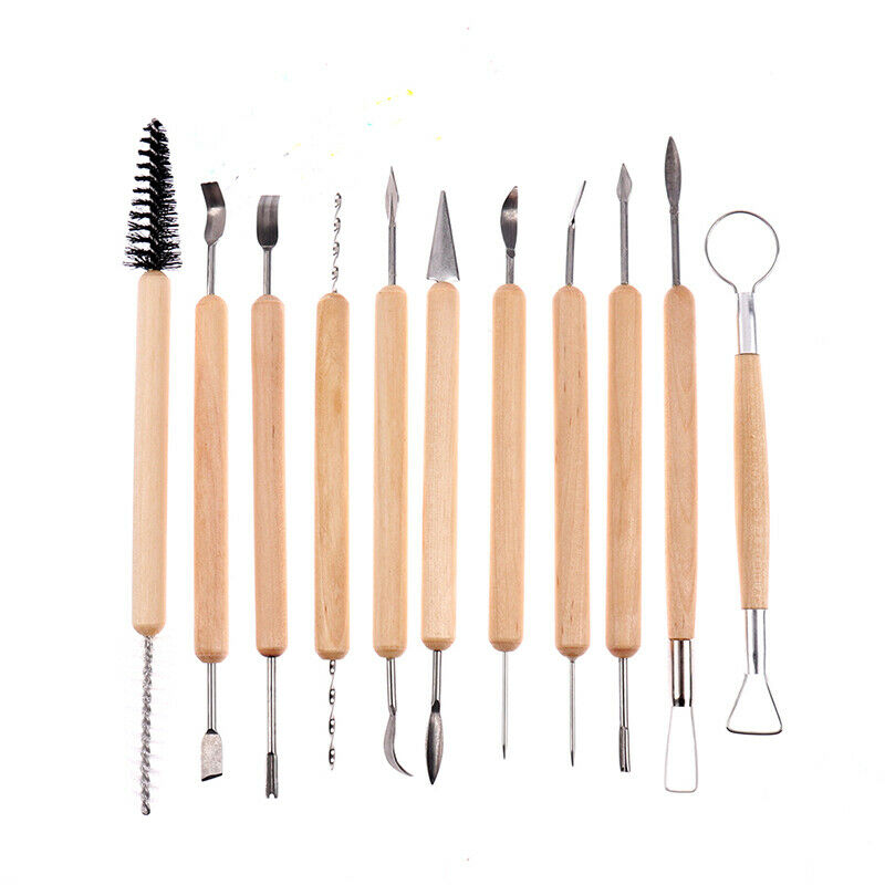 30pcs DIY Clay Pottery Tool Set Drill Pen Ceramics Sculpting Craft Modeling BDA