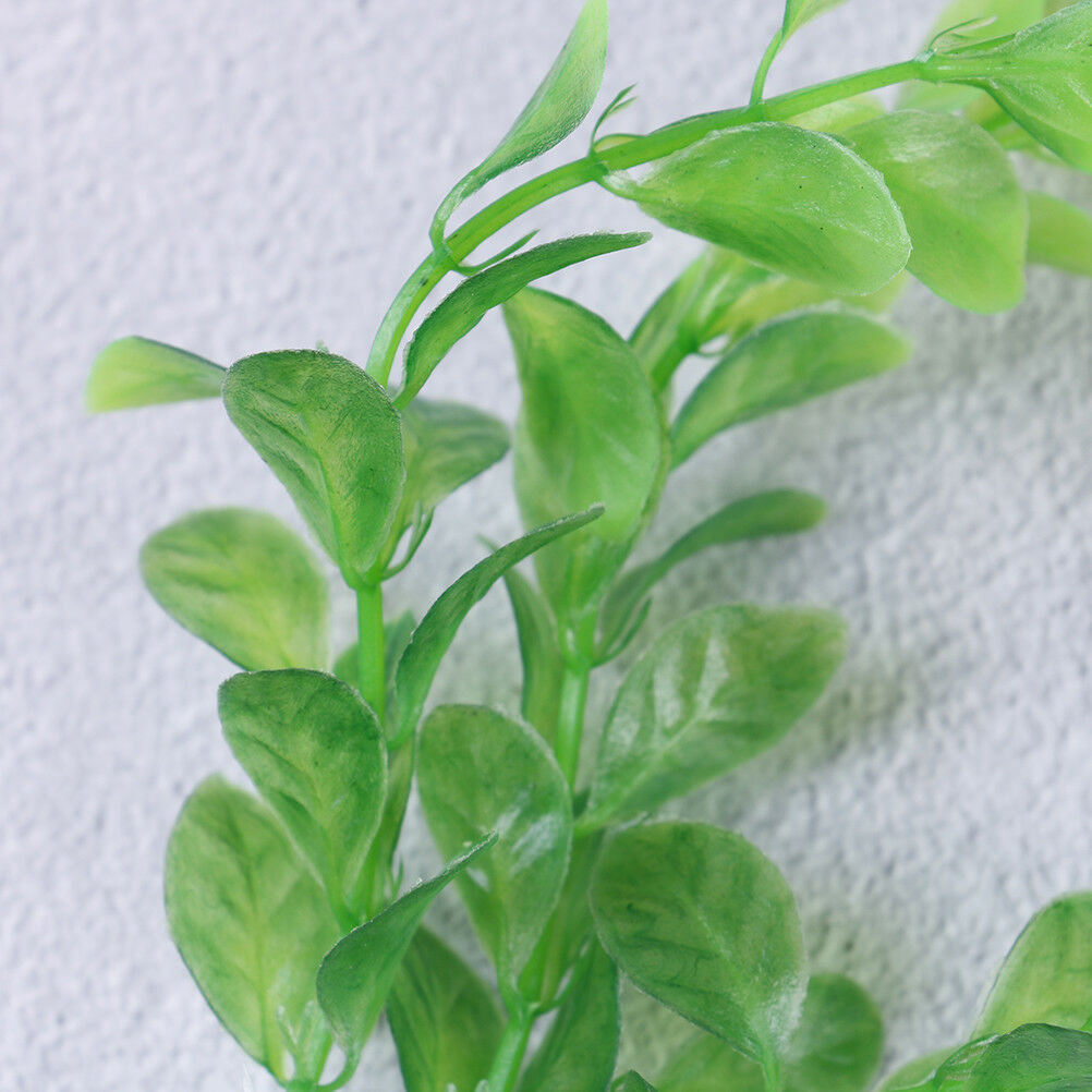 Green aquarium plants water grass ornament plant fish tank plastic decorat.l8