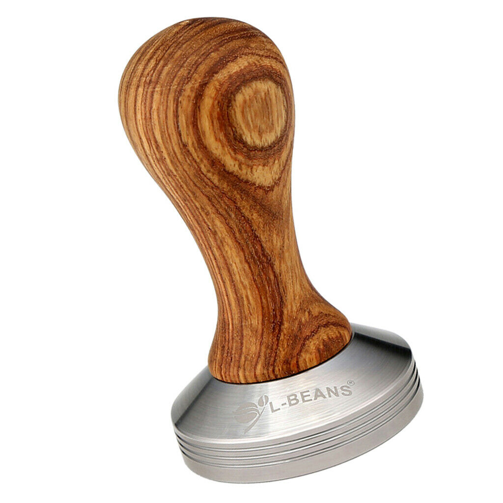Coffee Tamper 58 Mm Espresso Beans Barista Calibrated Convex Tamper Tool