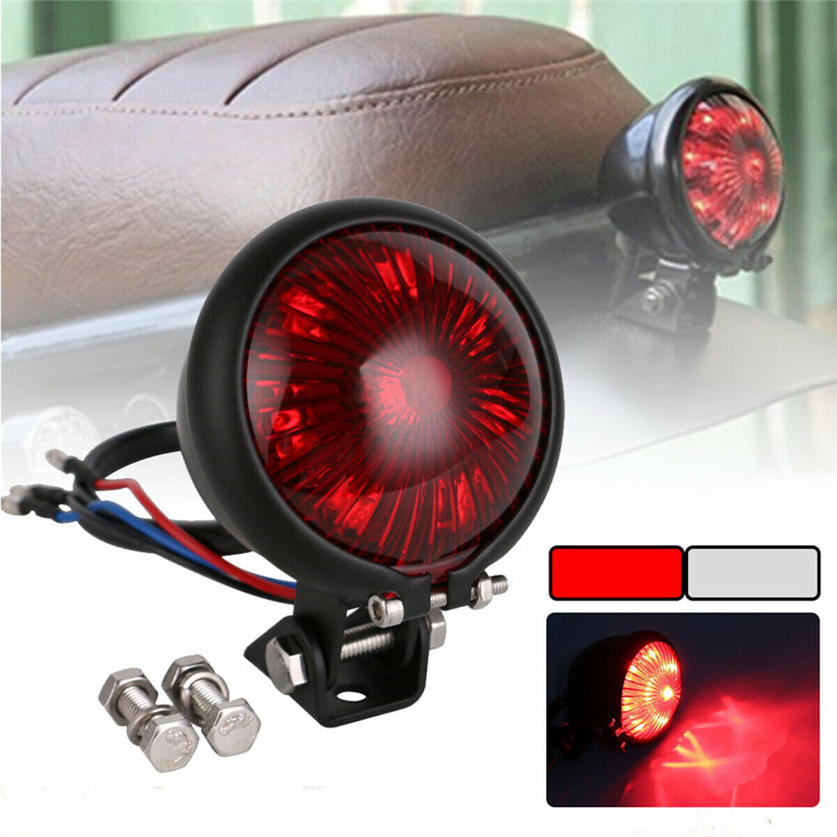 LED Motorcycle Tail Light Brake For Motorcycle Street Bike Cruiser Chopper