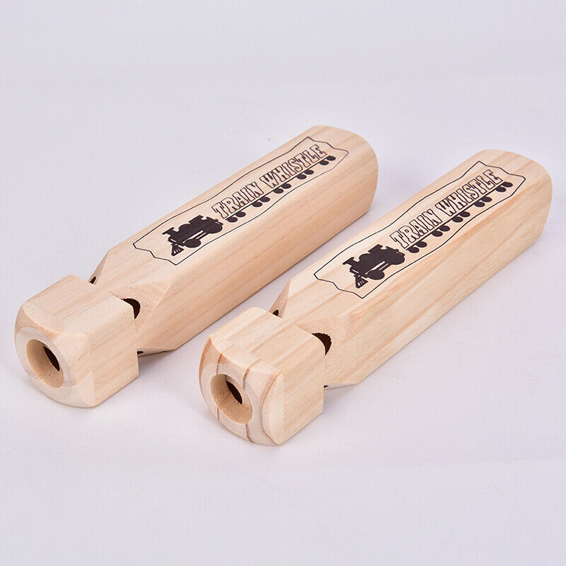 1pc Locomotive Sound Warning Steam Wood Steam Train Whistle Wooden Whis Wsy3BDA