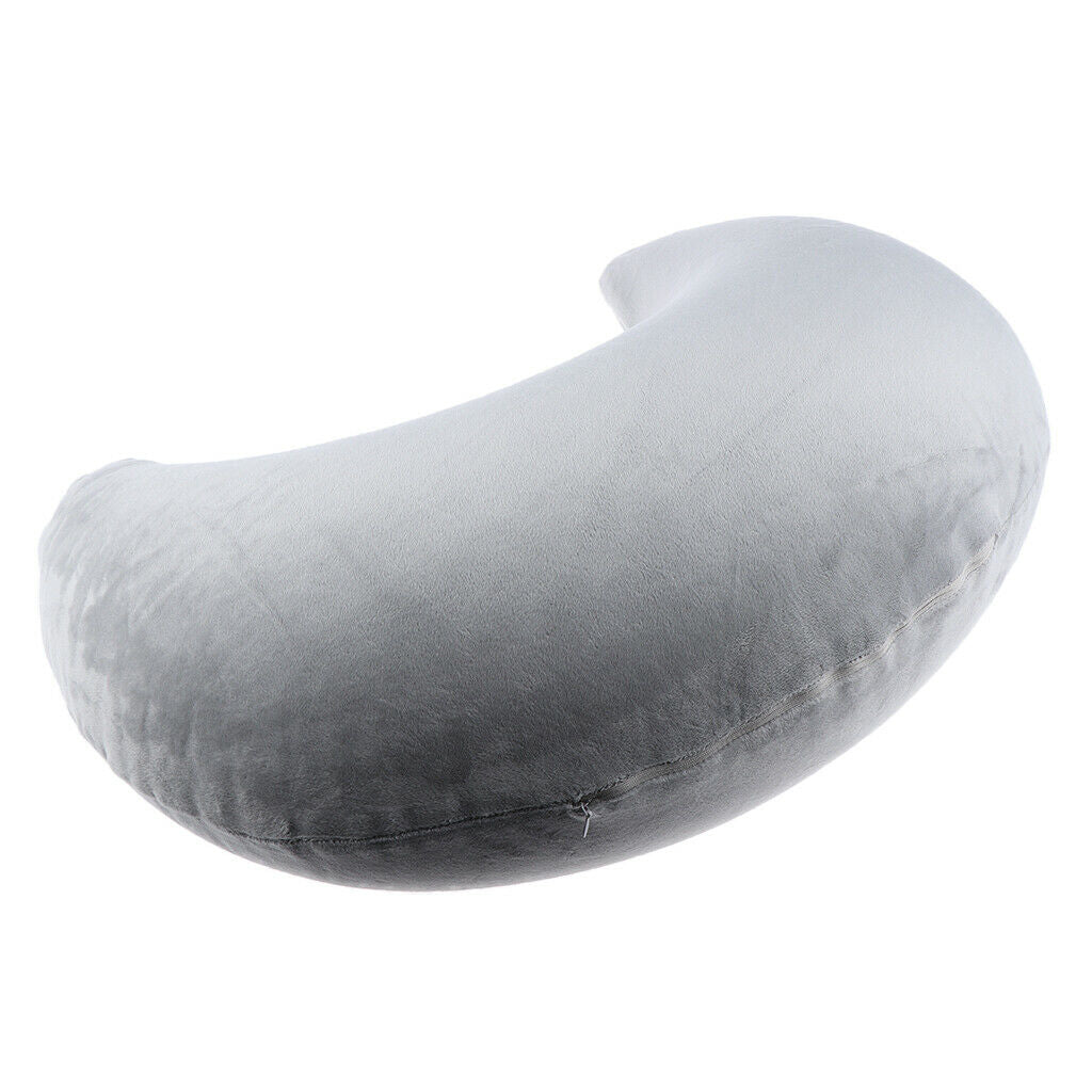 Portable Compact&Lightweight Comfortable Inflatable U Shaped Air Pillow Gray