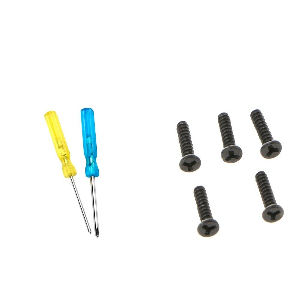 5 Pieces Tri/Wing Screws + 2 Pieces Screwdriver Set for Nintendo Switch