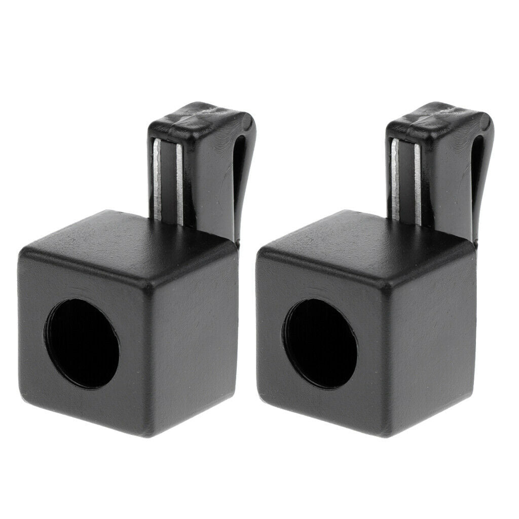 2Pcs Durable Pool Cue Chalk Holder with Belt Clip for Billiards Accessories