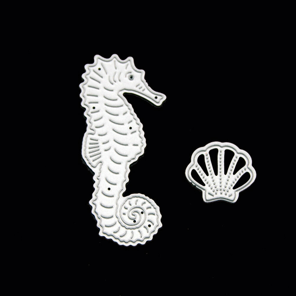 Seahorse Metal Cutting Dies Stencil Scrapbooking Paper Card Embossing Craf.l8