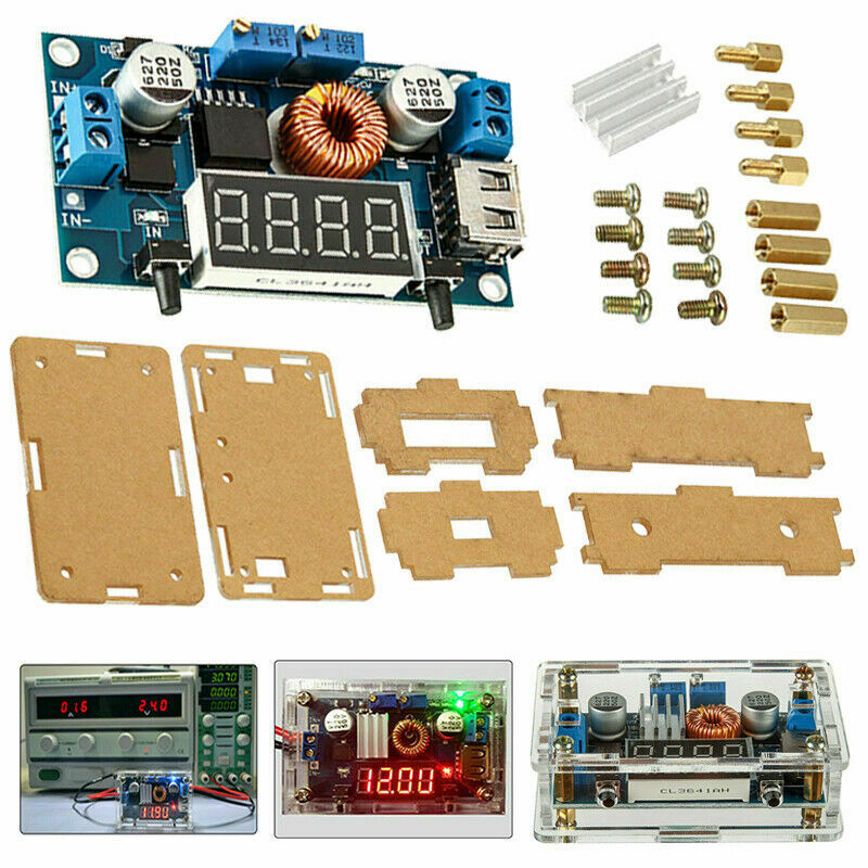 2X(DC-DC Converter Adjustable 5-36V 5A Voltage Controller  Converter ModuleI5E2)