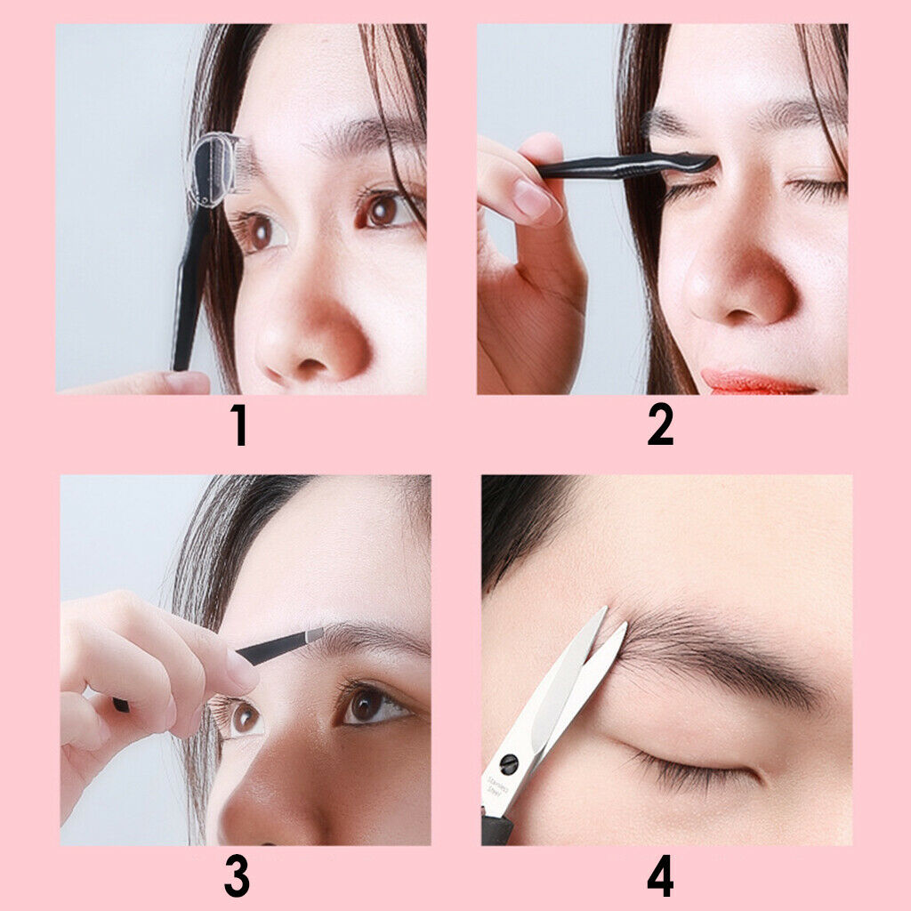 Professional 3pcs/set Eyebrow Trimmer Kit for Women Makeup Trimming Grooming