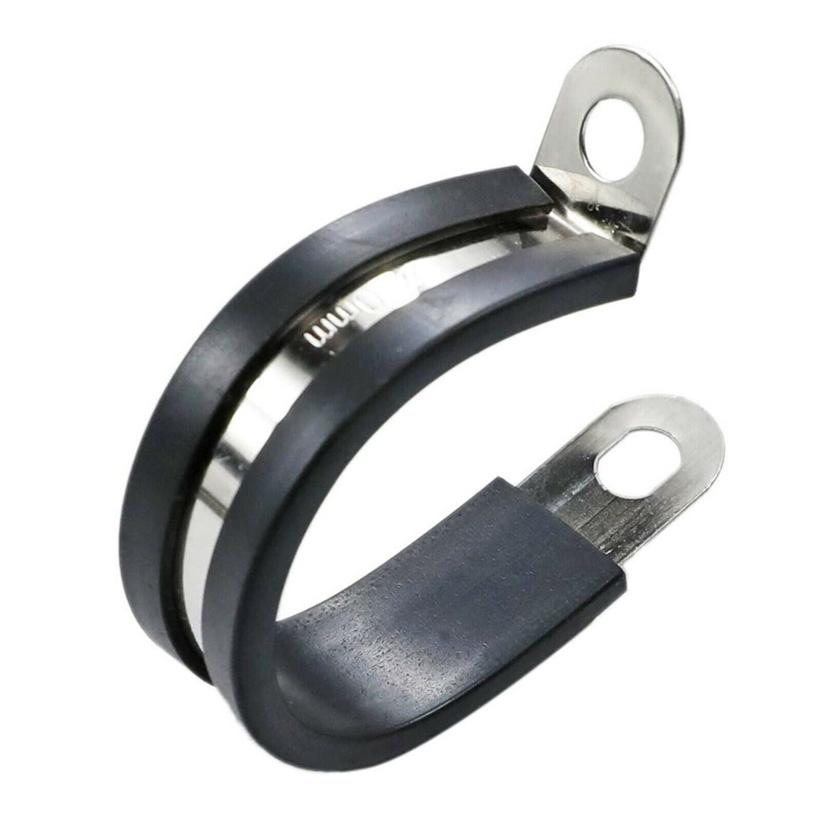 44pcs Rubber Insulated Clamp Kit Metal Pipe Tube Holder Easy to Install
