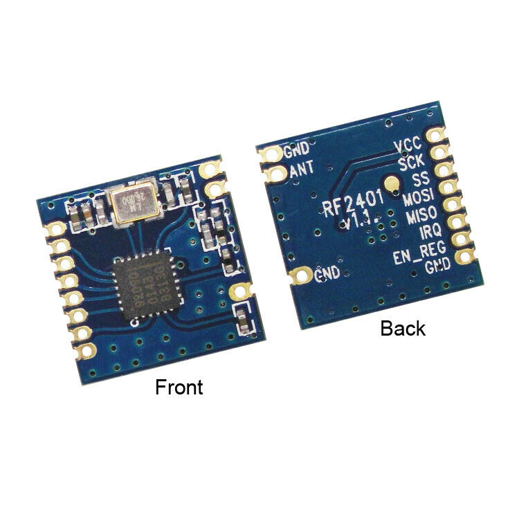 2pcs RF2401 low consumption 2.4GHz wireless module FSK wireless transceiver