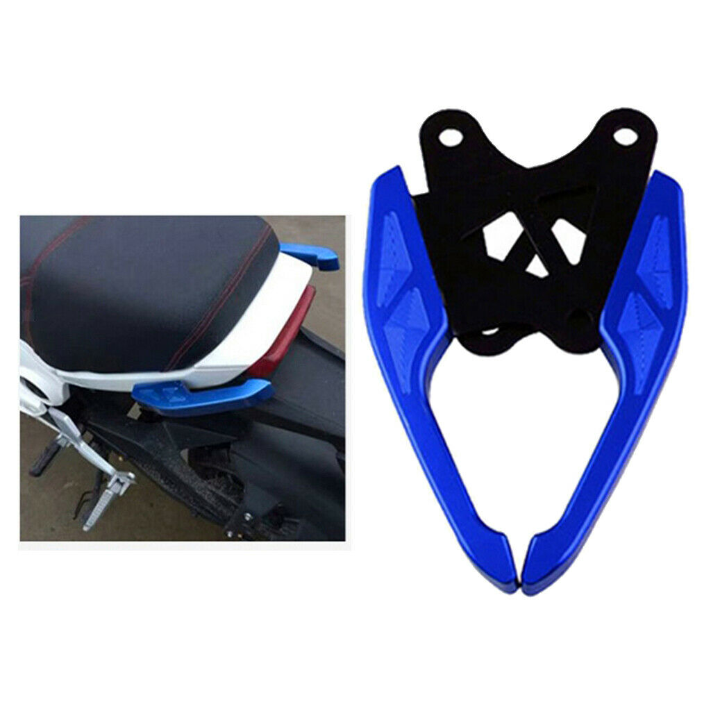 Motorcycle Modified Rear Armrest Rear Wing Rear Handrail Rear for YG125 Blue