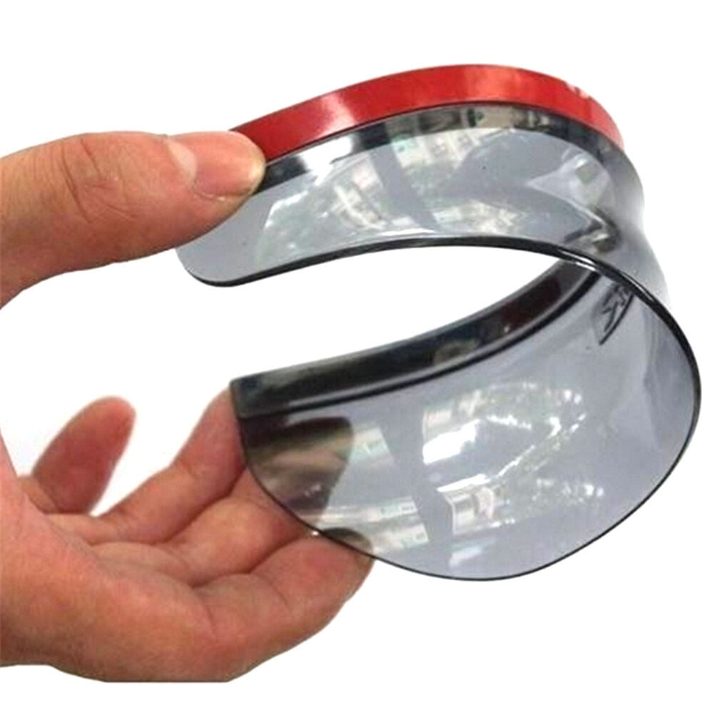 Black Car Rearview Mirror Rain Water Rainproof Eyebrow Cover Side Shiel.l8