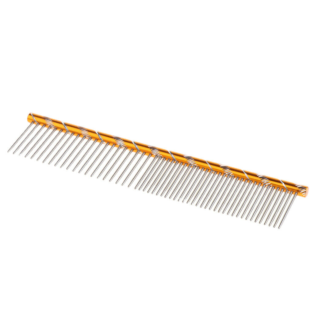Stainless steel Animal pet hair comb Pet hair grooming tools Essential Props