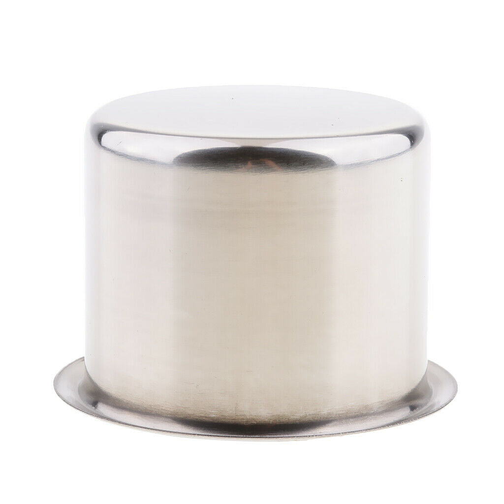 Chrome Polished Cup Drink Holder for Boat RV Game Table Trailer 68x55mm