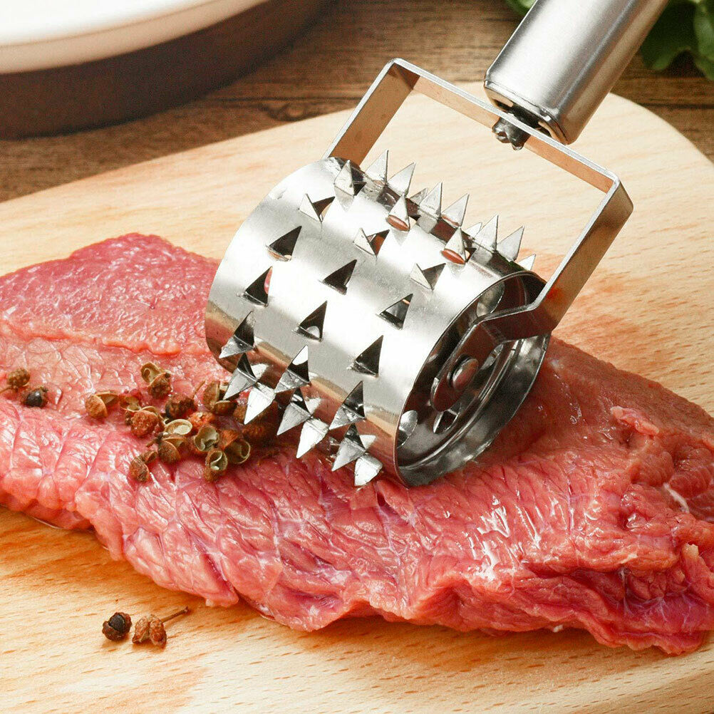 Stainless Steel Useful Loose Meat Tenderizers Meat Hammer for Steak knock.l8