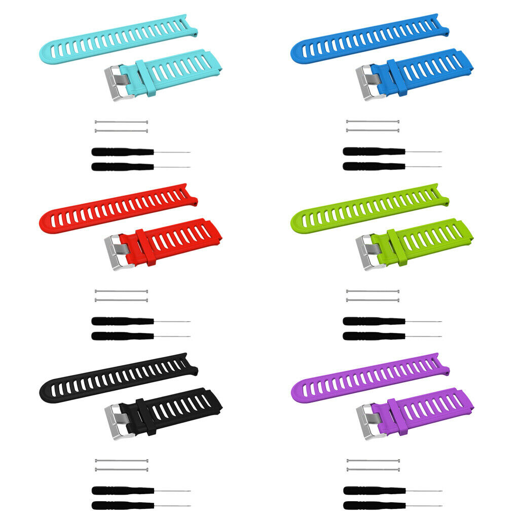 Replacement Silicone Wrist Band Bracelet for   Forerunner 910xt Green