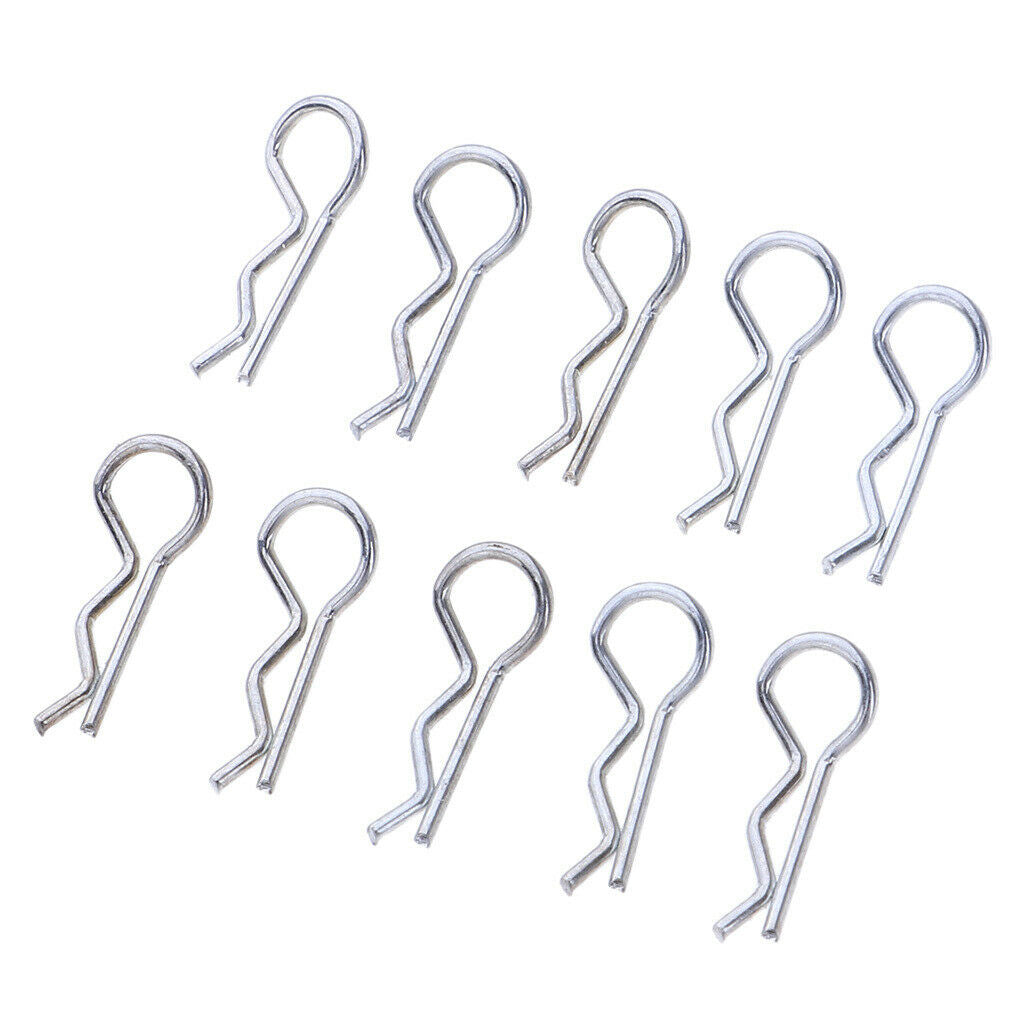 30 Pack 1/28 RC Car Metal R-shape Pins for WLtoys K999 P939 DIY Accessory