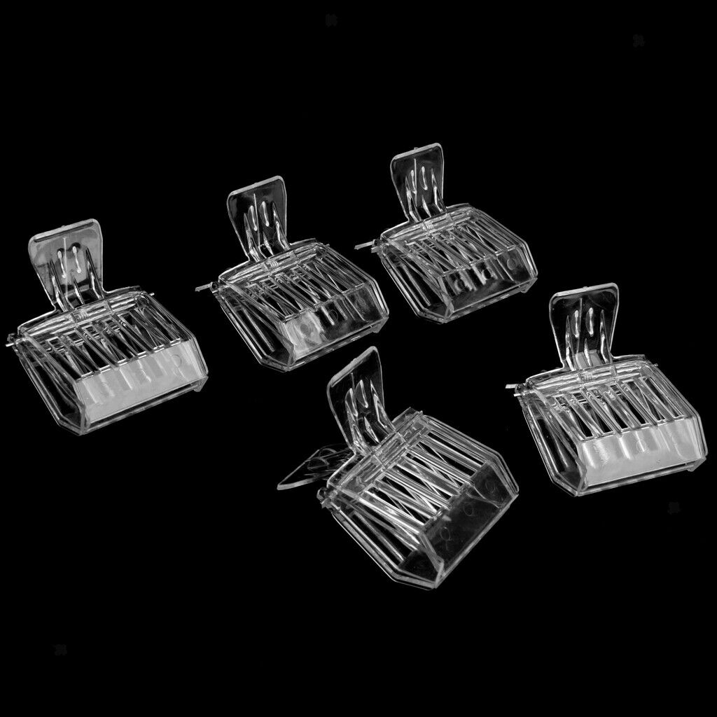 5x Beekeeping Plastic Clip Cage Catcher+ 10x Queen Bee Cages+5x Roller Cages