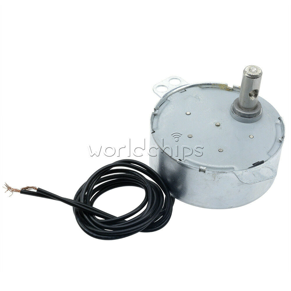 TYC-50 Turntable Synchronous Synchron Motor 50/60Hz AC 220V 4W 5-6 RPM CCW/CW