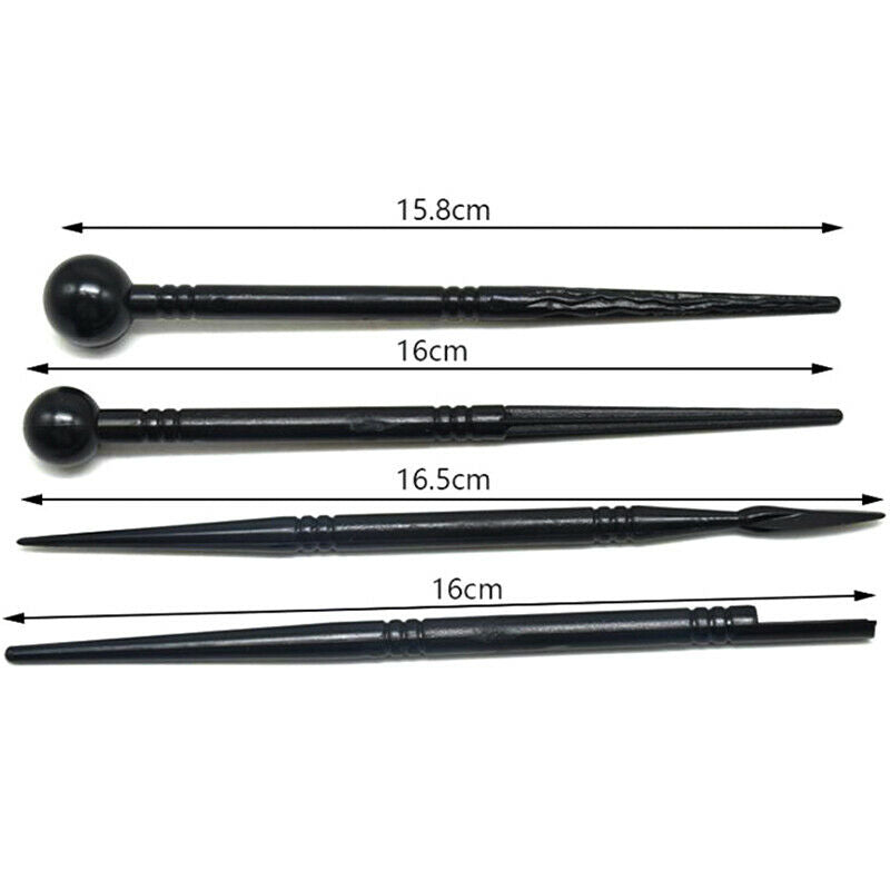 4pcs ceramic Polymer Clay Tools Carving Craft Brush Ceramics Tool Multi-f.l8
