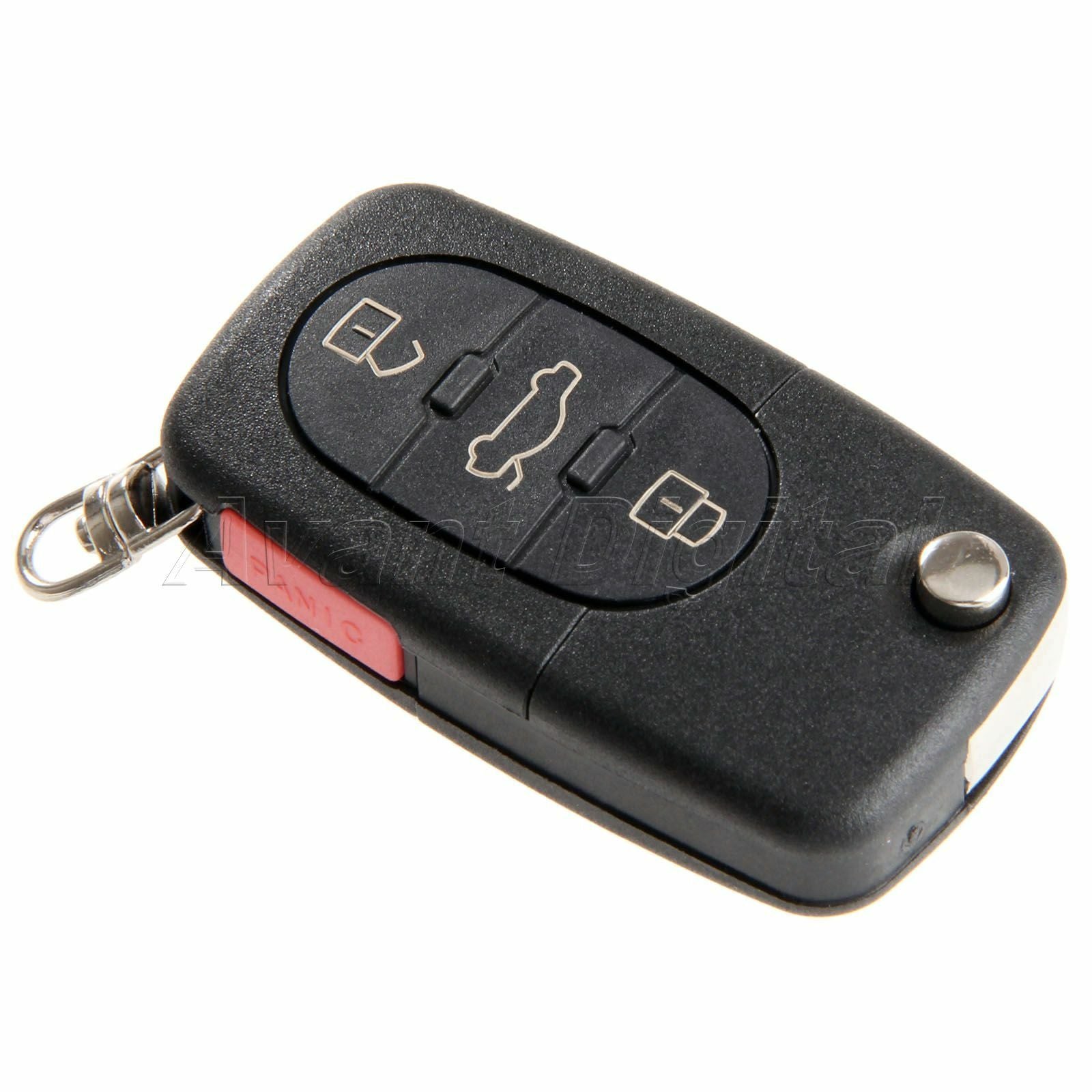 Remote Car Folding Key Entry Fob Case Shell Pad with Blade for  TT S4 A4 A6