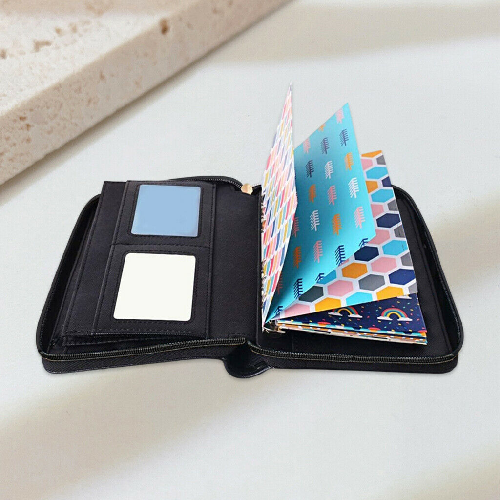 Leather Cash Budget Envelope Wallet with 12 Budget Envelopes Budget Sheets