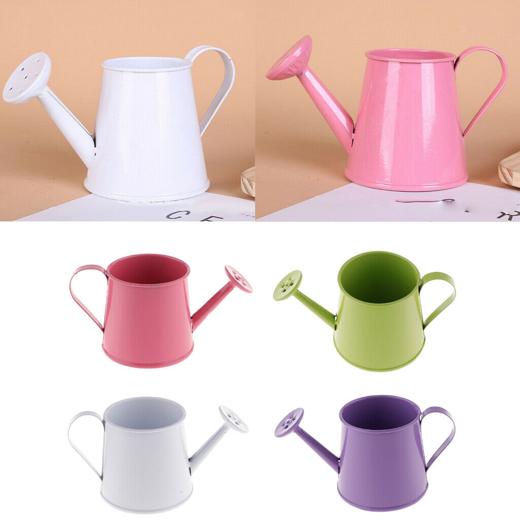 4Pcs Watering Can Flower Gardening Metal Watering Indoor Balcony Watering Retro