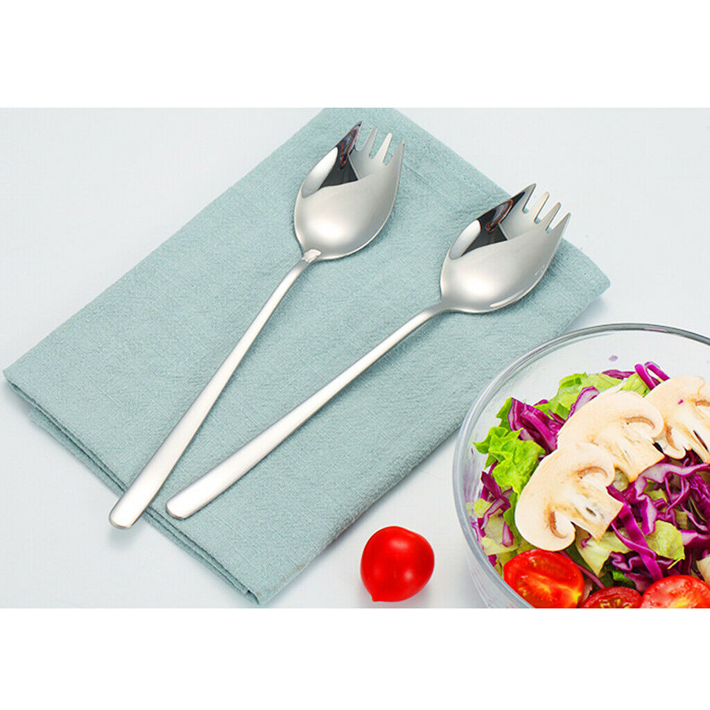Travel Stainless Steel Spork Practical Cutlery Flatware Outdoor Utensils