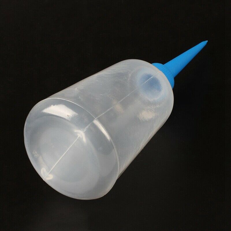 250ml Clear White Blue Plastic Liquid Glue Applicator Bottle W1F5F5