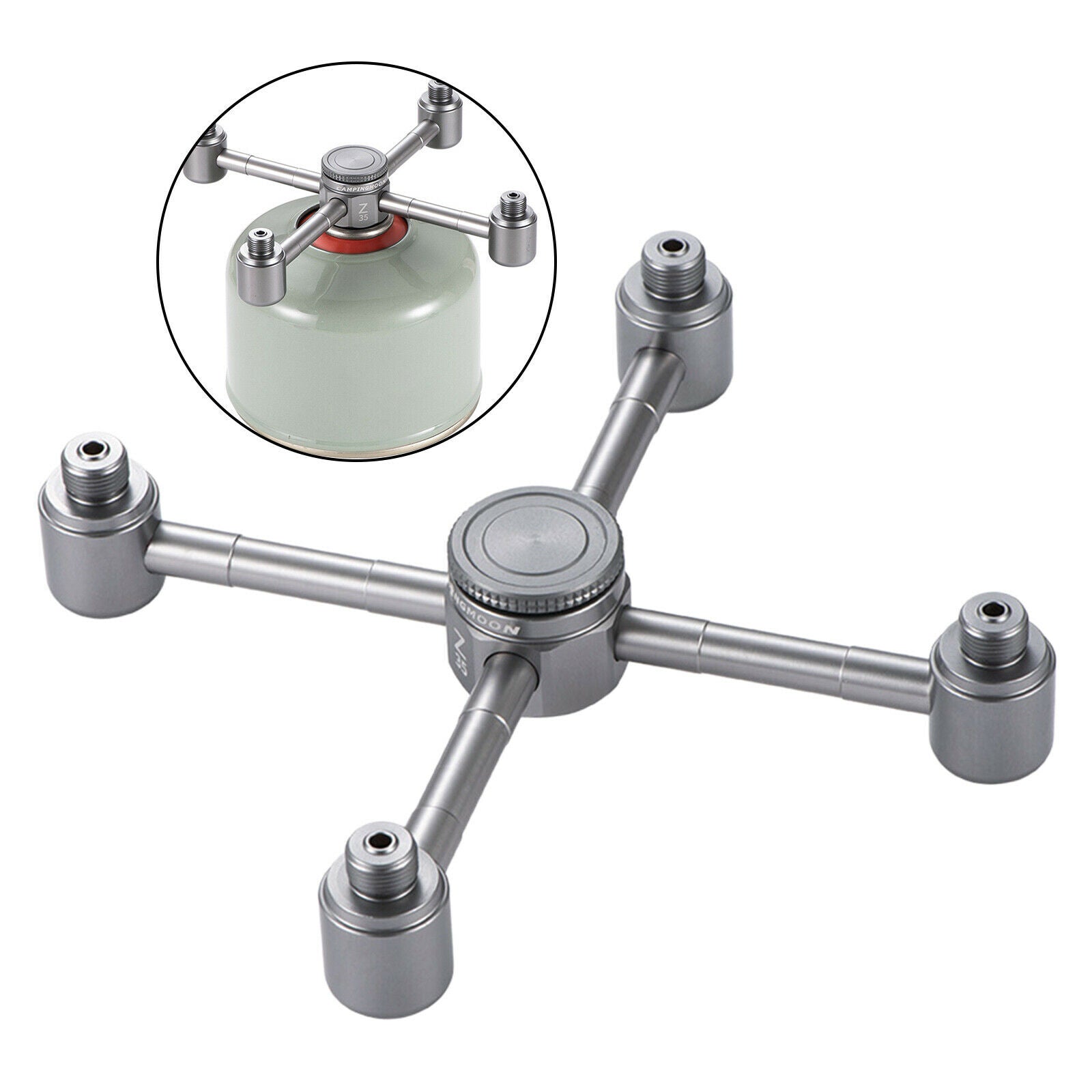 Camping Stove Adapter Propane Tank Convert Burner Connector Picnic Equipment