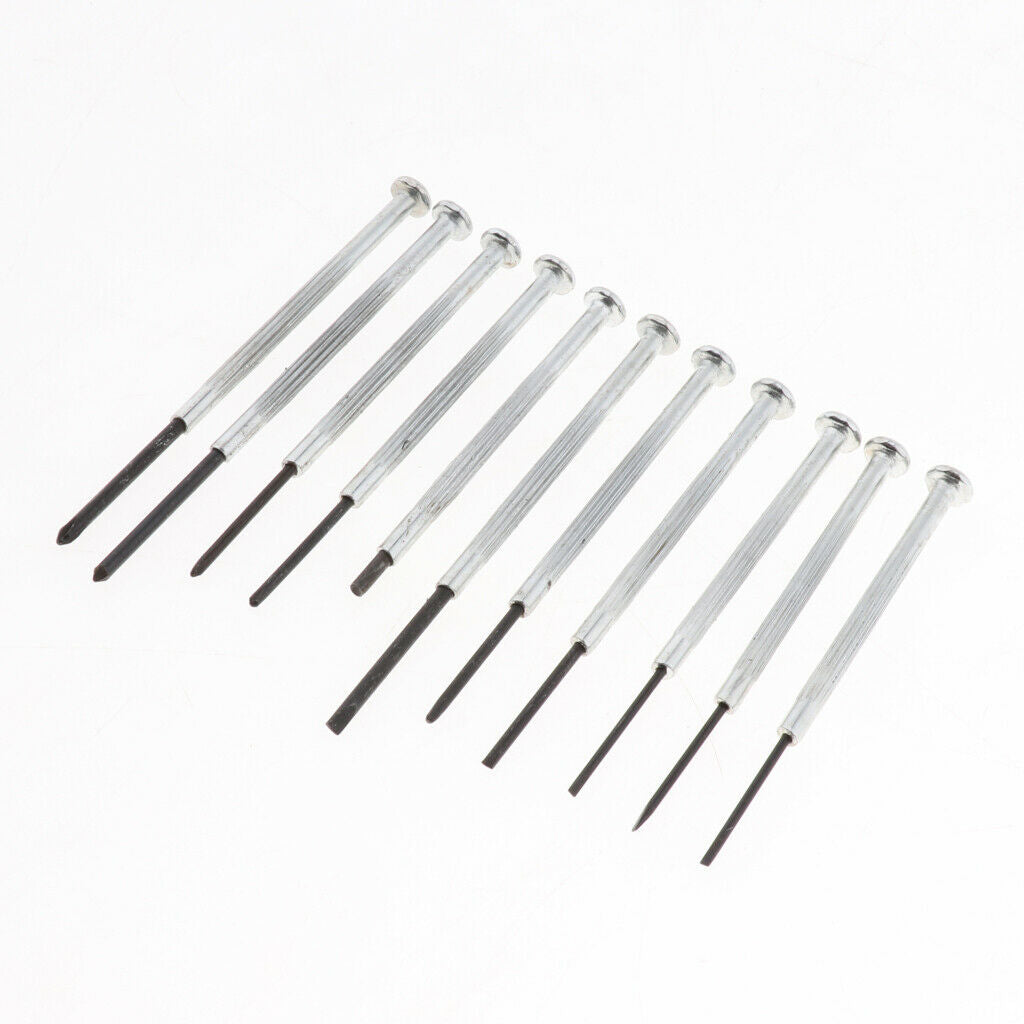 11Pcs Small Precision Screwdriver Set Tool Kit Repair Watch Clock Eyeglasses PC