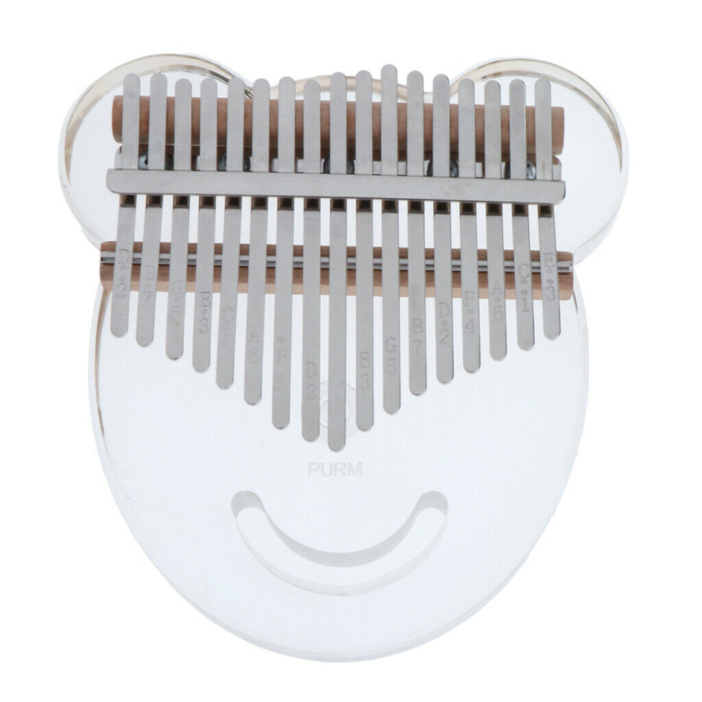 Crystal Clear 17 Key Kalimba Mbira Thumb Piano Gift Musical Instrument