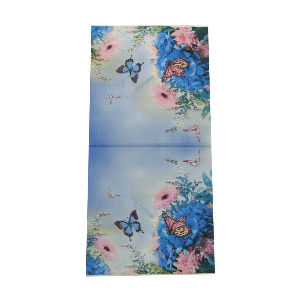 20X purple flower paper napkin butterfly festive & party supplies tissue dDEAU