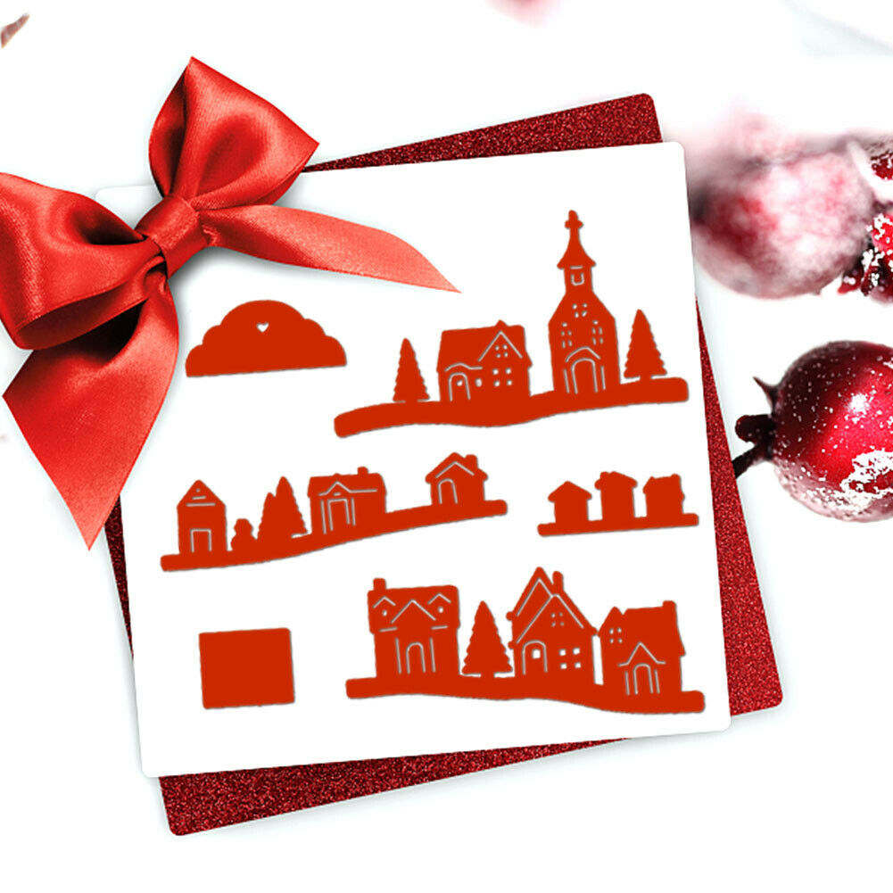 House Metal Cutting Dies for DIY Scrapbooking Paper Card Embossing Die Cuts @