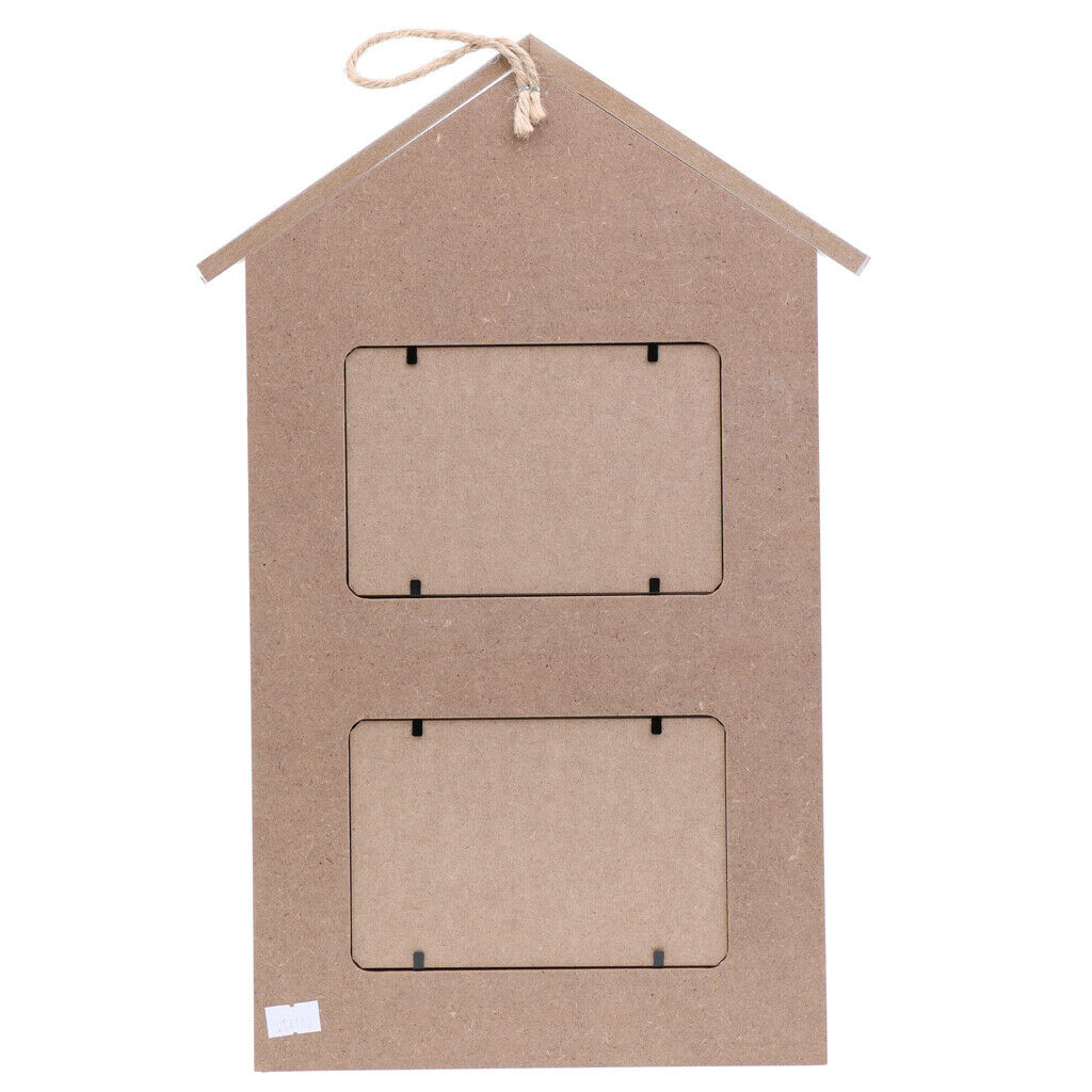 Country House Wood Family Photo Frame Wall Hanging Picture Holder Love