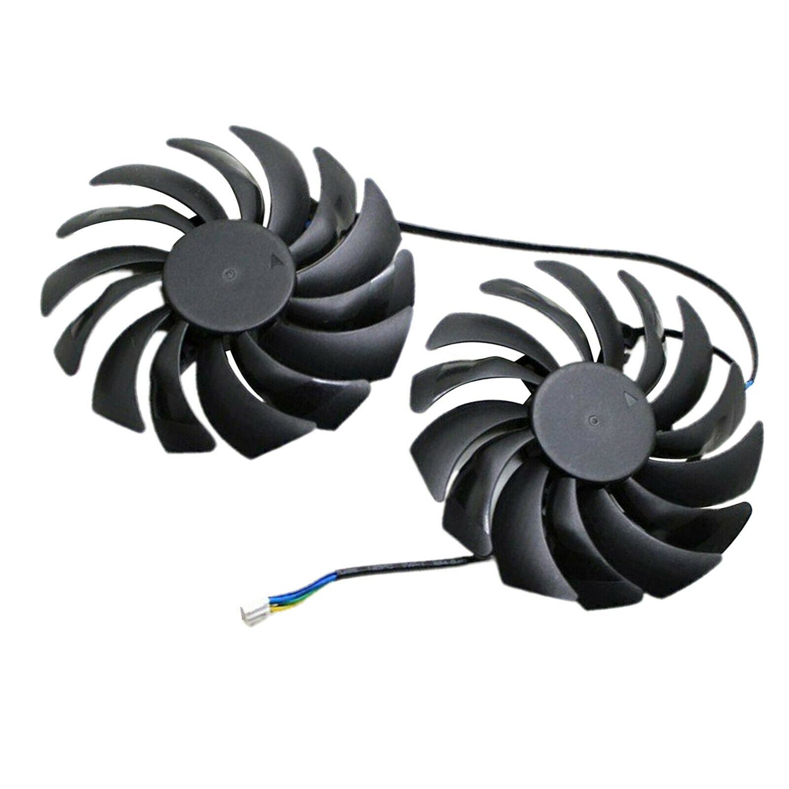 2x 92mm Graphics Card Cooling Fan 4 Lines 25dBA 0.40A for MSI GTX1080Ti 1070