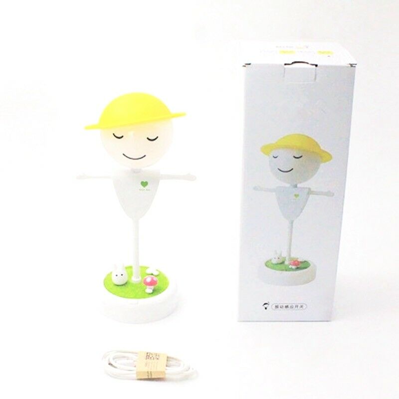 1PCS LED Human-Shaped Small Night Light Toggle switch DC 5V USB Charging line