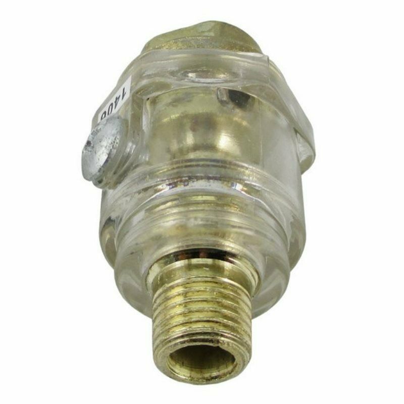 In-Line 1/4" Air Compressor Tool Mini Oiler Lubricator In line Oil Lubricat Qx