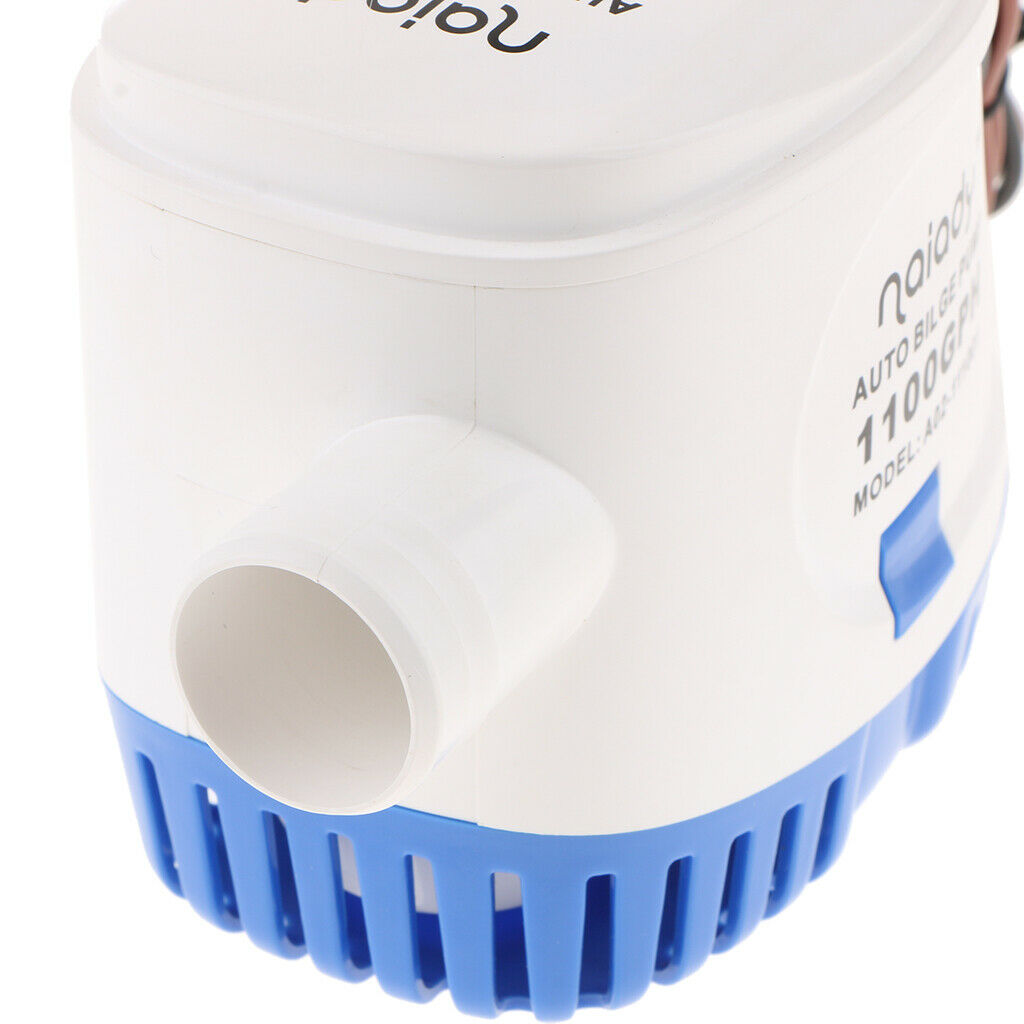 12V 1100GPH Submersible Bilge Pump for Marine Boat Electric RV