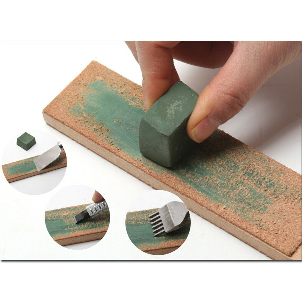 5 Pieces Green Metal Grinding Buffing Compound Polishing Paste 30g