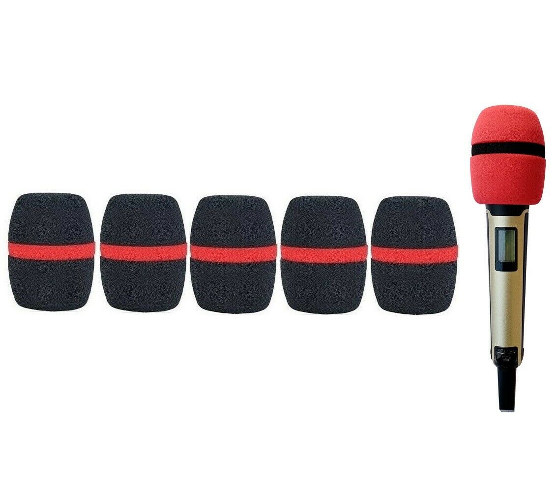 Wireless Vocal Microphone Thick Foam Windscreens Cover for AKG Wireless Mic 5PCS