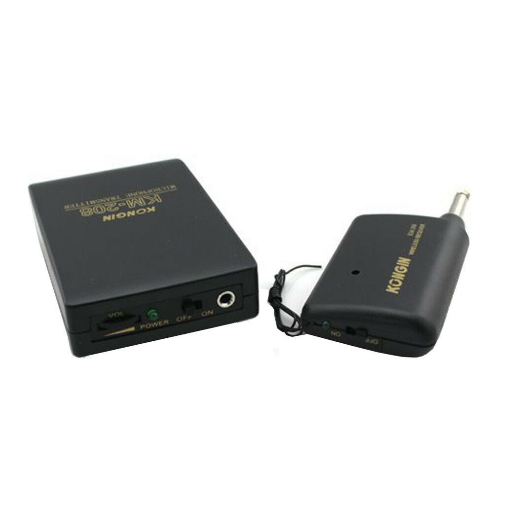 Wireless Lavalier Lapel Microphone System Mic FM Transmitter Receiver