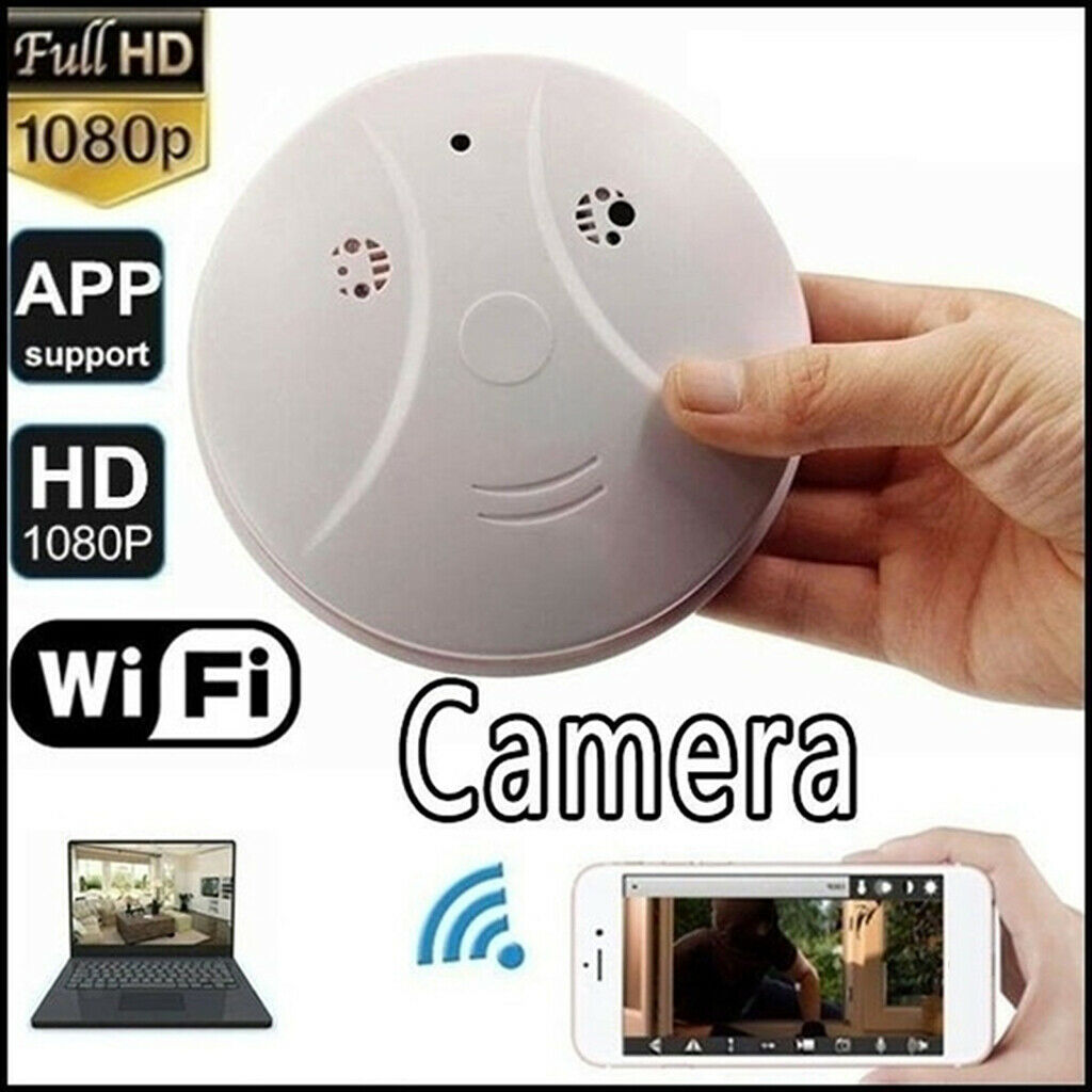 Round Plate Camera HD Audio for Nanny Car Outdoor Home Built-in Battery