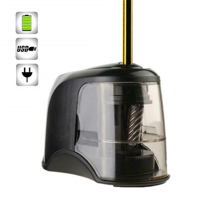 Electric Pencil Sharpener Best Heavy Duty Helical Steel Blade for Colored Pencil