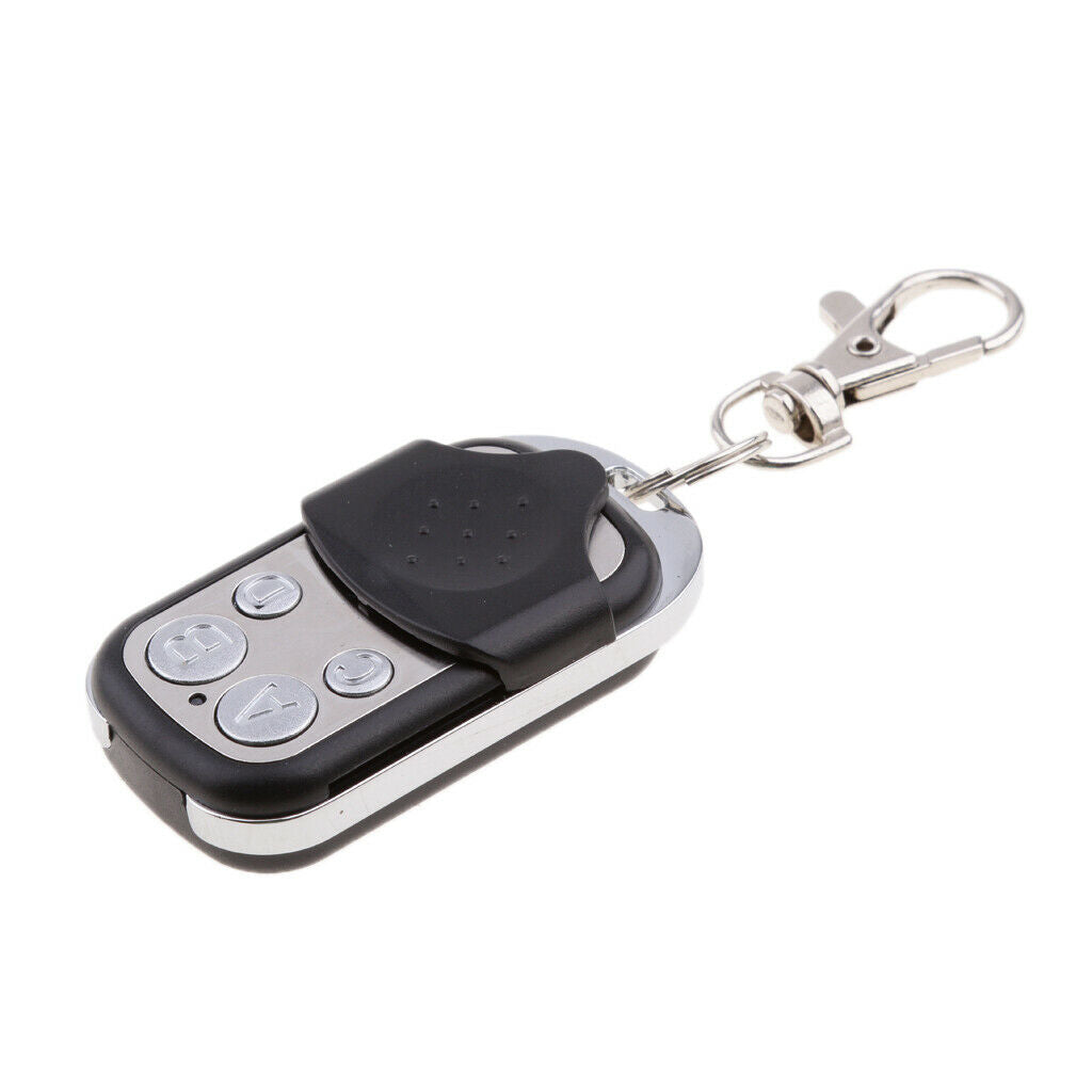 DC 12V 4 Button Garage Door Remote Control Gate Controller Key Fob Sliding