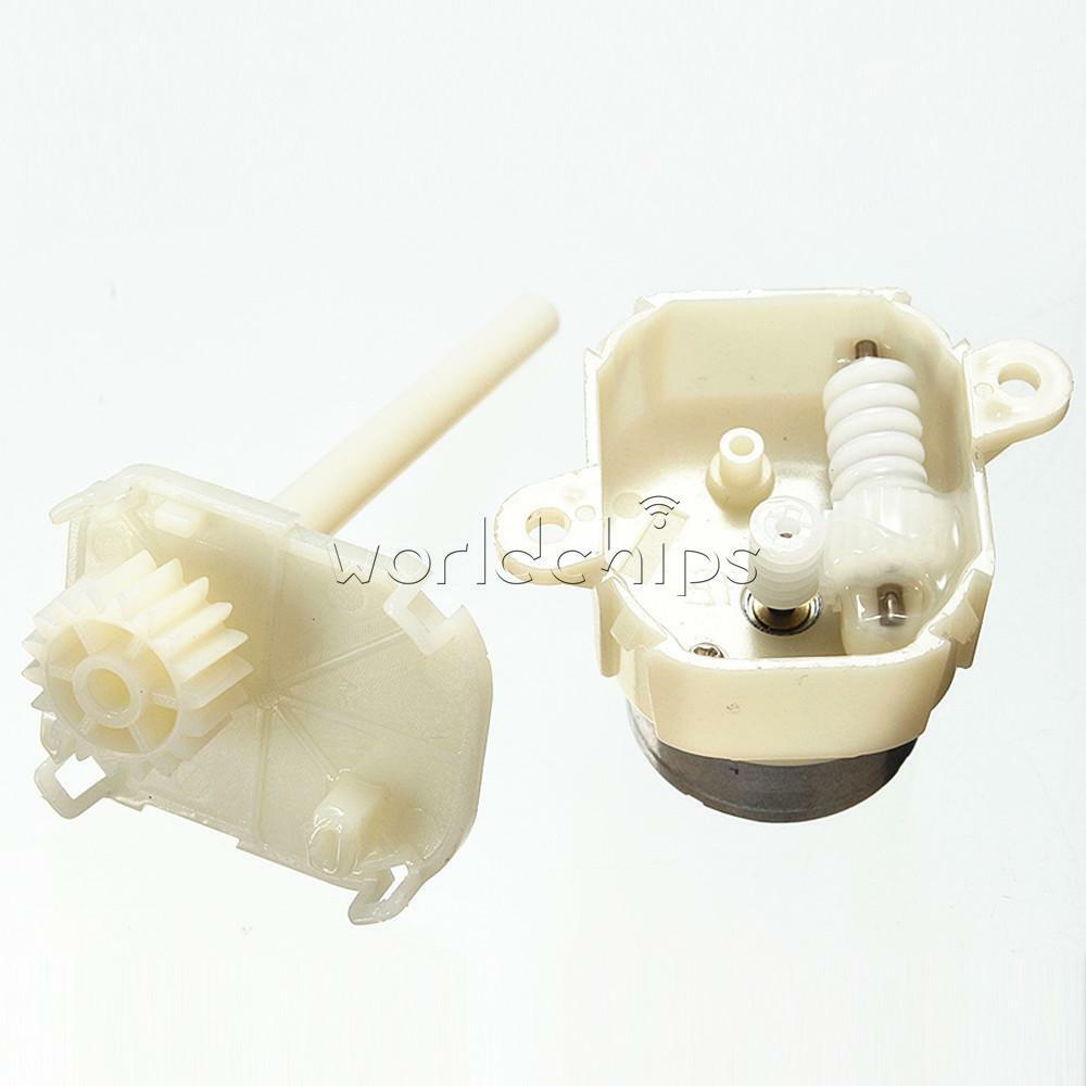 New DC 6V 12V 8-16RPM Long Shaft Turbine Worm Gear Motor Slow Reduction Gear Box