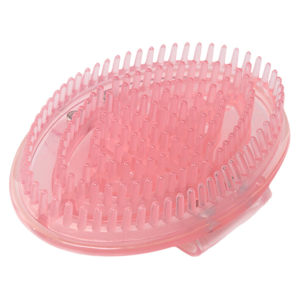 Hair Scalp Massager Shampoo Brush Meridian Brush Scalp Care Brush Pink