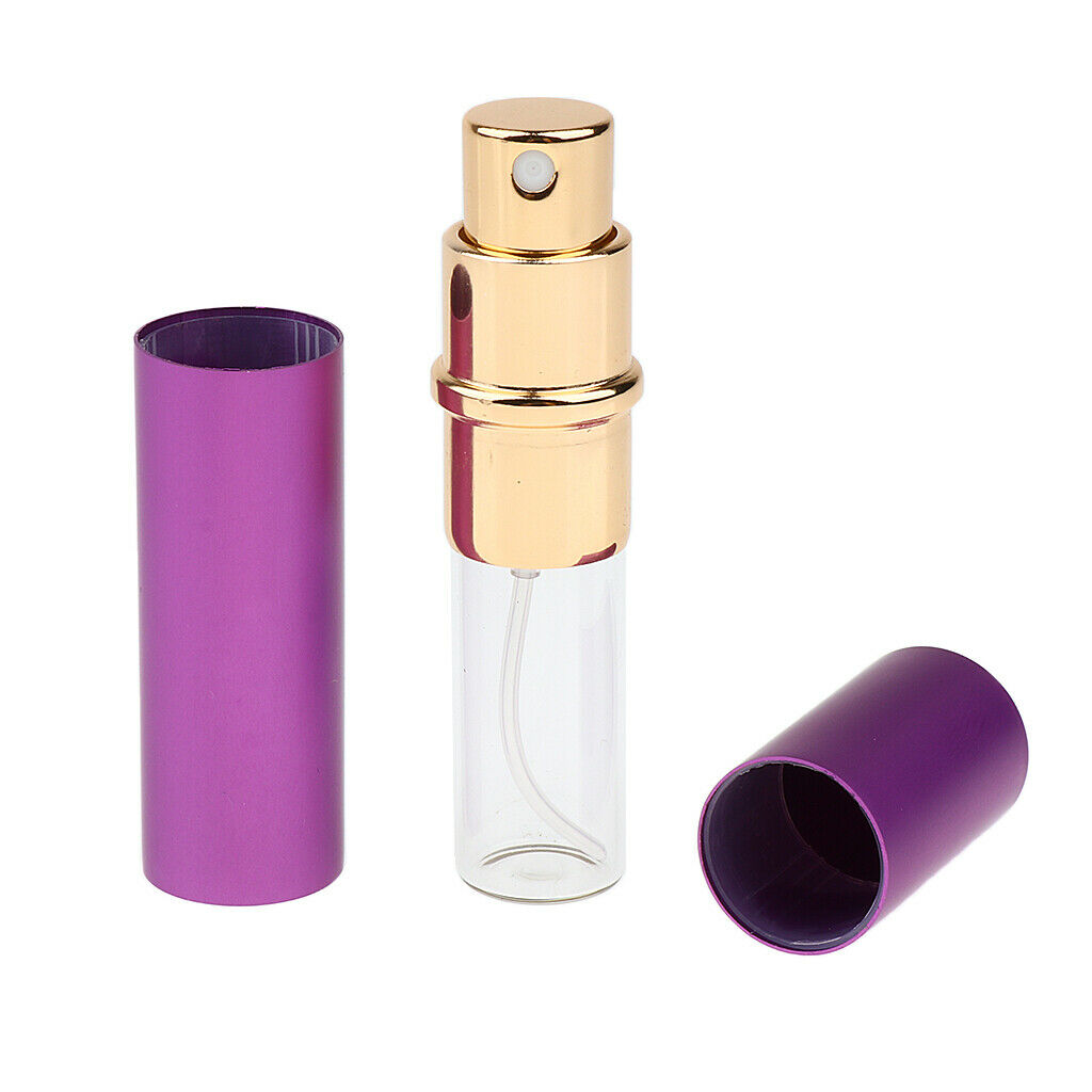 6 Pcs Refillable Spray Bottles  Moisturizing Perfume Toner - Purple, as