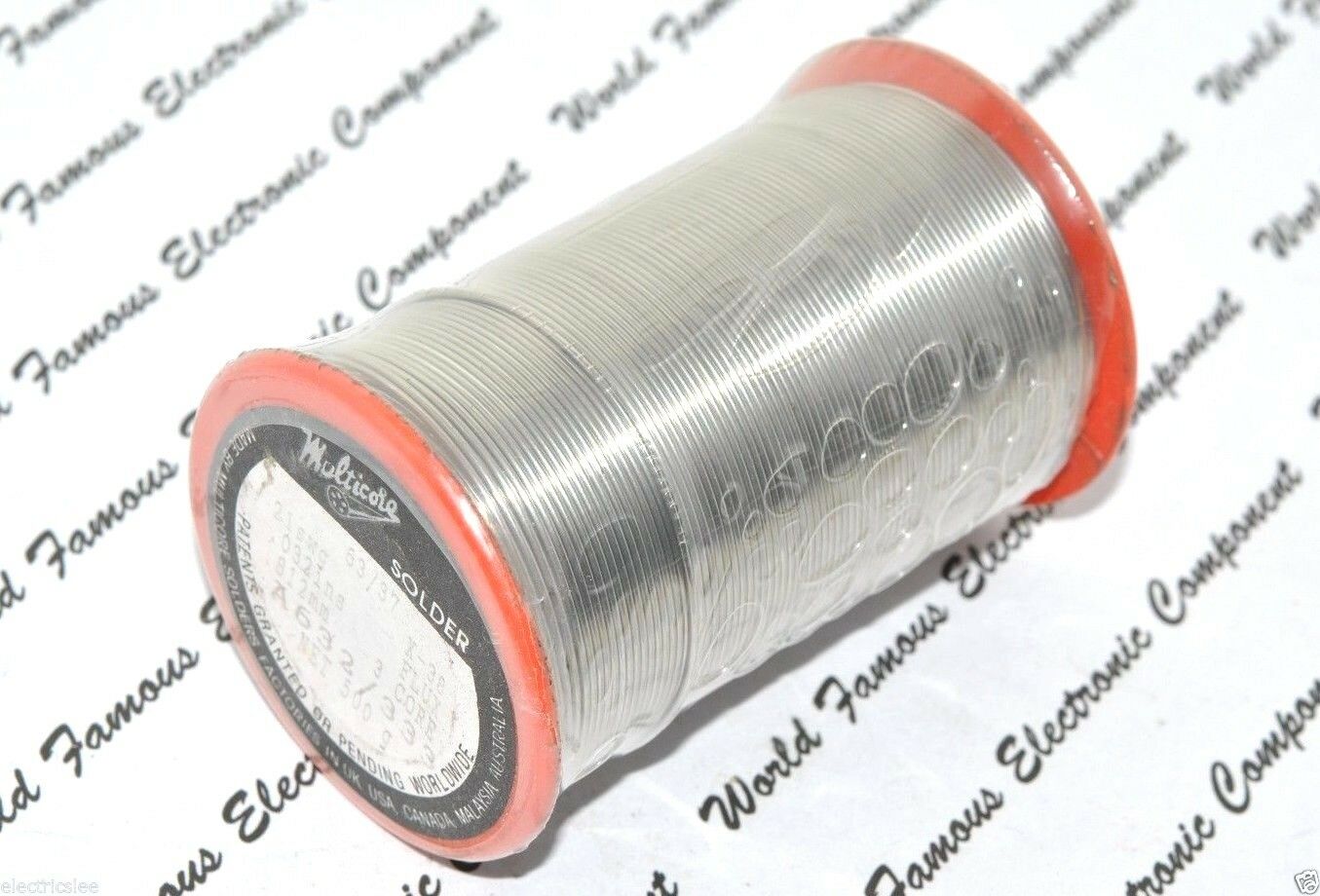 500g(1Reel)- MULTICORE 63/37 21SWG X38 0.812mm FLUX A632/333 Solder NOS Non-RoHS