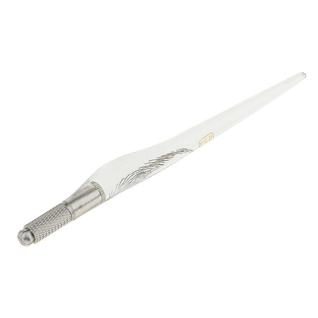 12Pcs Reusable Microblading Pen Lip Line Manual Tattoo Pen Machine Supplies