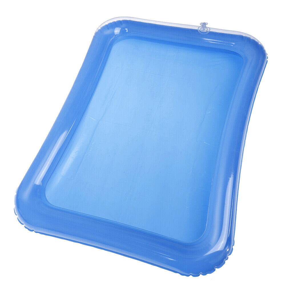 1Pc Blue inflatable indoor kids play sandbox sand tray children toys 60*45cm IE